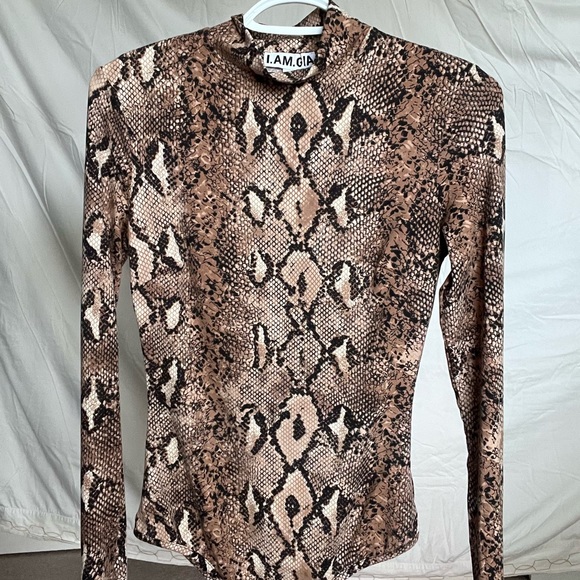 I.AM.GIÀ Snakeskin Bodysuit - Picture 5 of 5